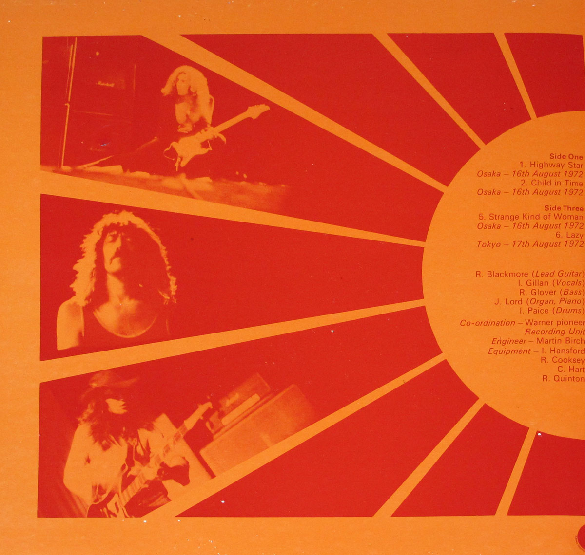 High Resolution Photo #3 DEEP PURPLE Made In Japan Live Italy Vinyl Record